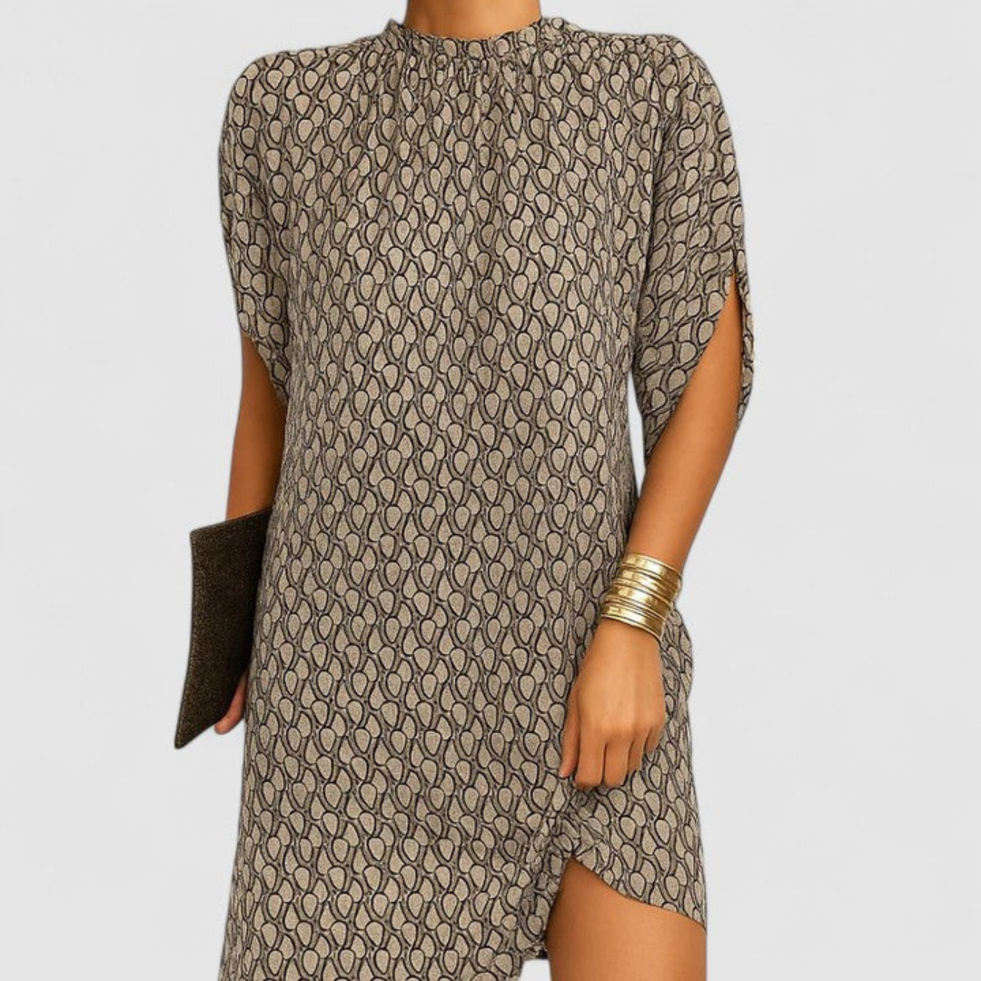 Vestido Casual Recto de Silueta Holgada con Short Interior para Mujer
