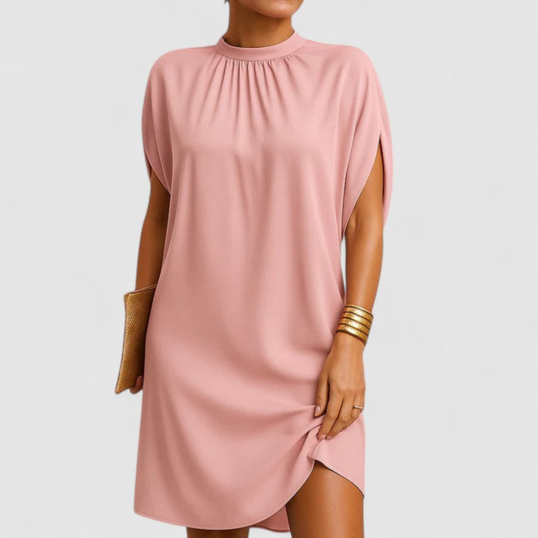Vestido Casual Recto de Silueta Holgada con Short Interior para Mujer