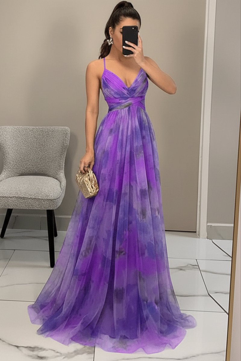 Vestido Maxi Acampanado sin Mangas con Estampado Floral para Mujer