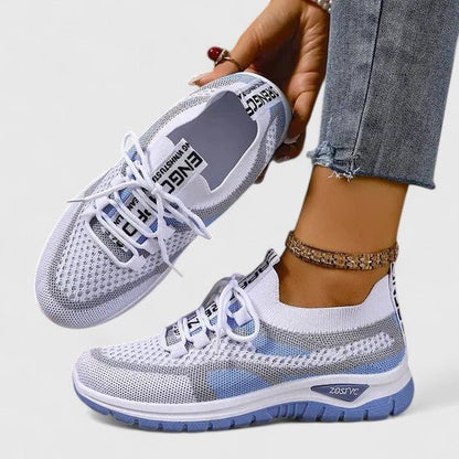 Tenis de Caminata con Soporte Ortopédico y Malla Transpirable para Mujer