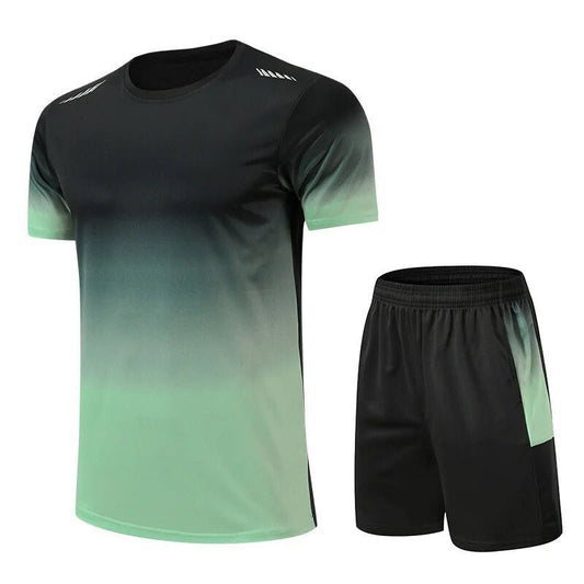Set deportivo para hombre de camiseta y short de secado rápido