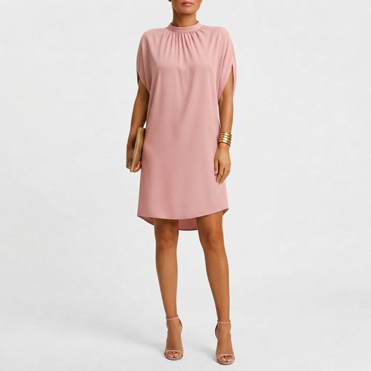 Vestido Casual Recto de Silueta Holgada con Short Interior para Mujer