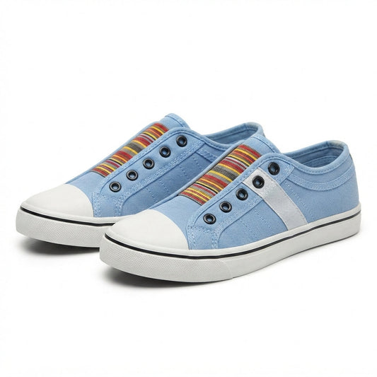 Zapatillas Urbanas de Lona Slip-On para Mujer