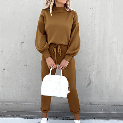 Set Casual de Dos Piezas de Corte Holgado para Mujer